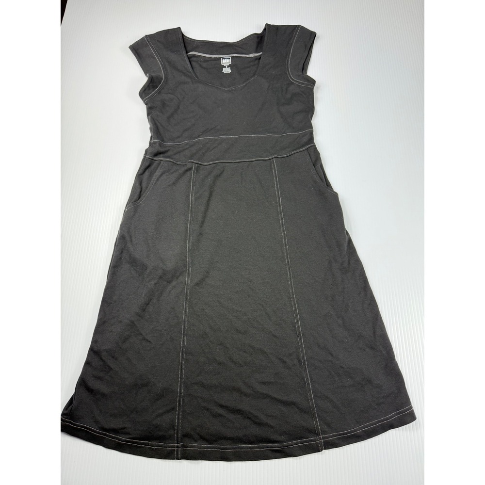 REI‎ Black Athleisure Dress Pockets Stretch Casual Comfy Activewear Small
